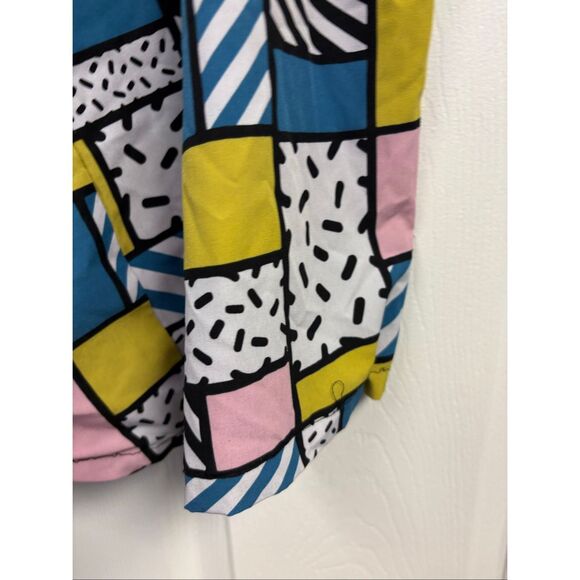 Multicolored color block patterned skirt - Picture 2 of 5